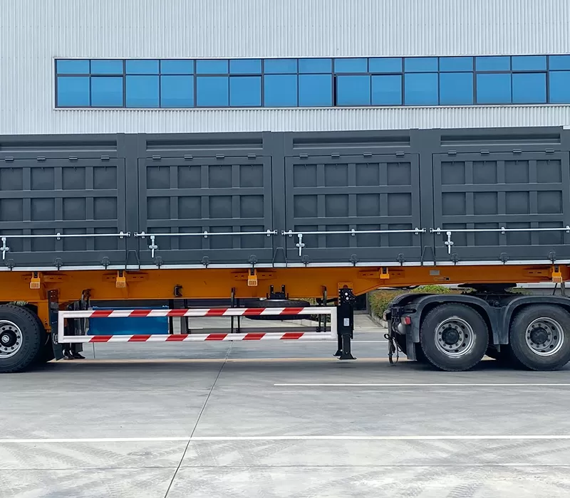 Rectangular box body structure